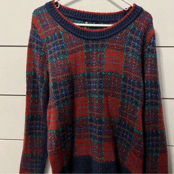 POOF Red Plaid Holiday Sweater - Picture 2 of 4